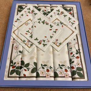 Wedgwood Cloth Placemats and Coasters- 5 piece